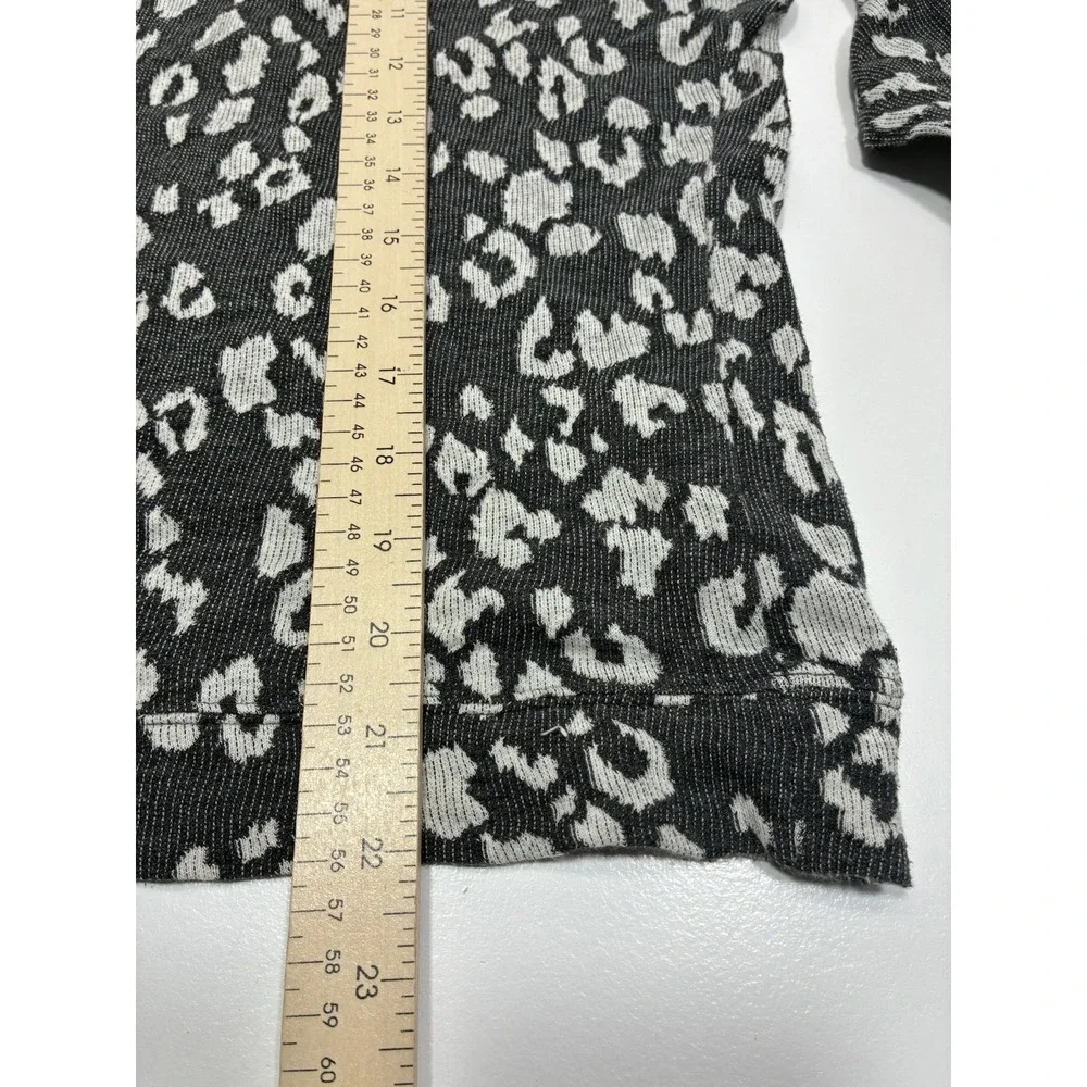 Allsaints Women Animal‎ Print Sweater Long Sleeve Size 4 Crewneck Casual Office